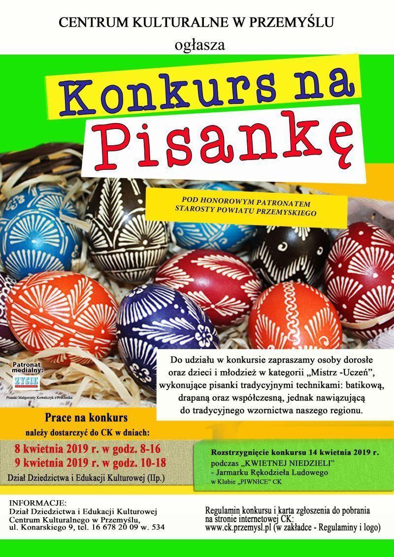 Konkurs na pisankę wielkanocną