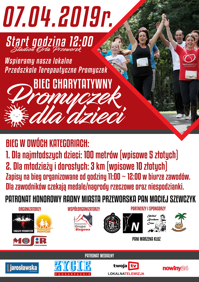 Bieg charytatywny dla dzieciaków w Przeworsku