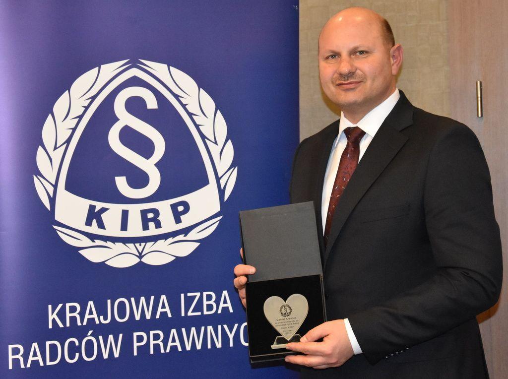 Wójt Krawiec z Kryształowym Sercem Radcy Prawnego
