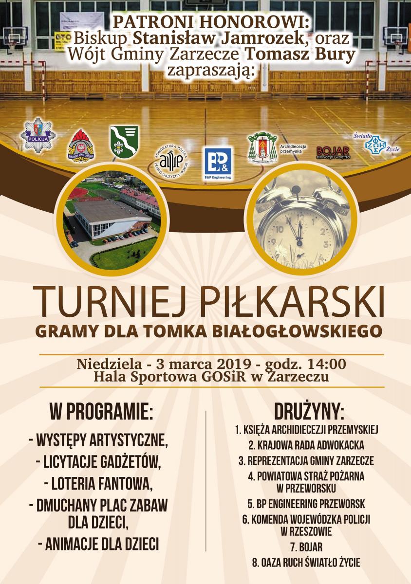 Turniej Piłkarski „Gramy dla Tomka Białogłowskiego”