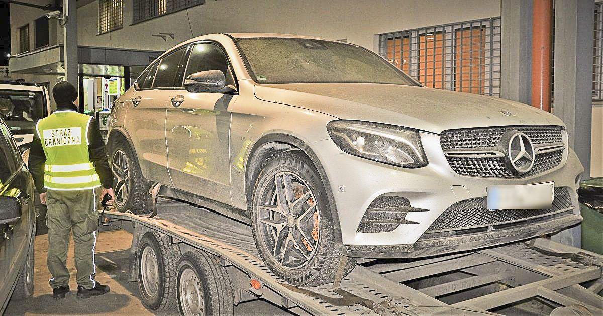 Mercedes o wartości 160 tys. zł zatrzymany na granicy