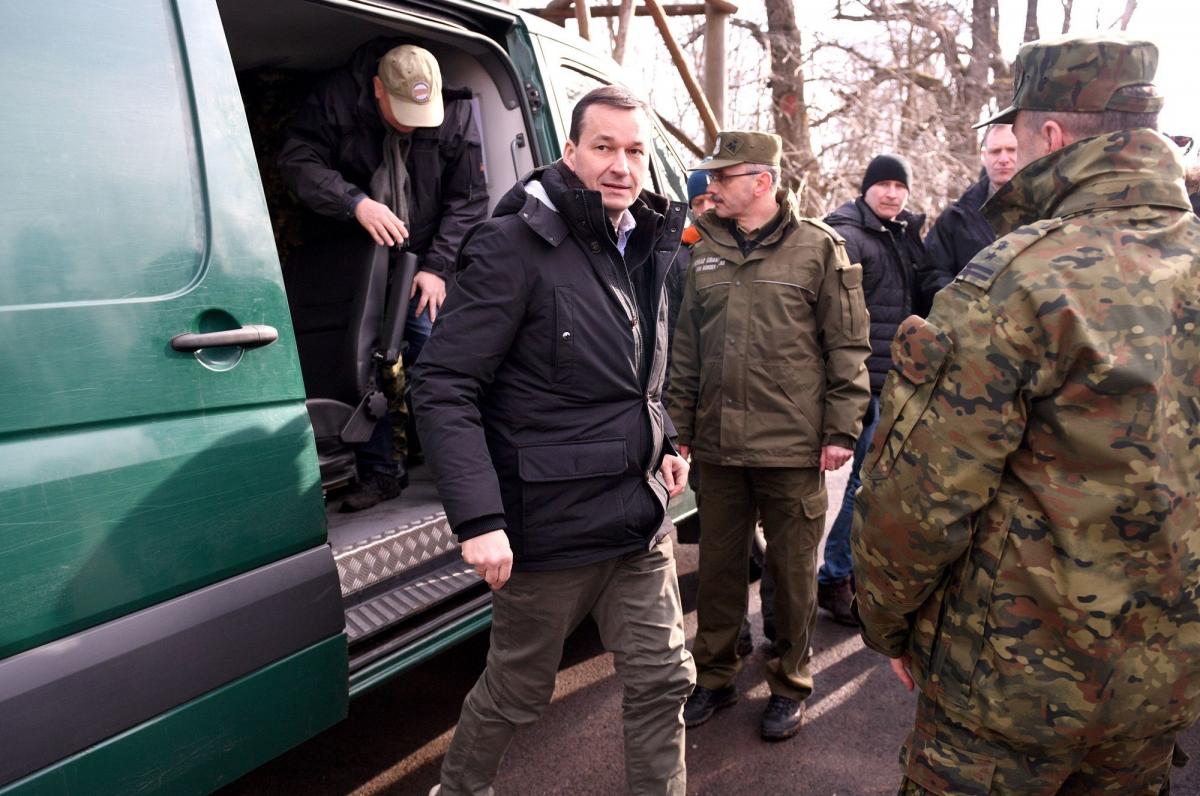 Premier na polsko-ukraińskiej granicy