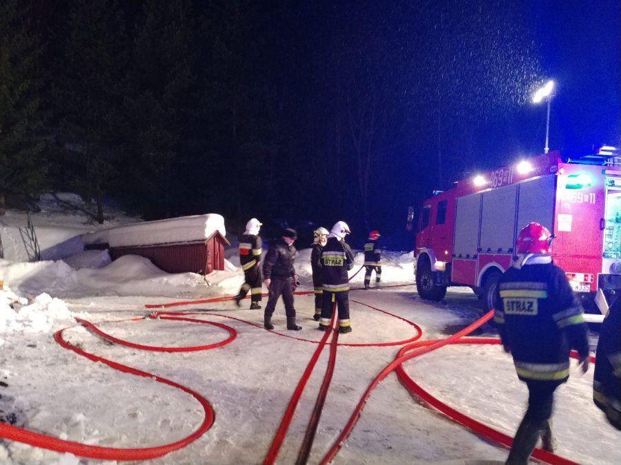 Nocny pożar w pensjonacie. Ewakuowano 18 osób