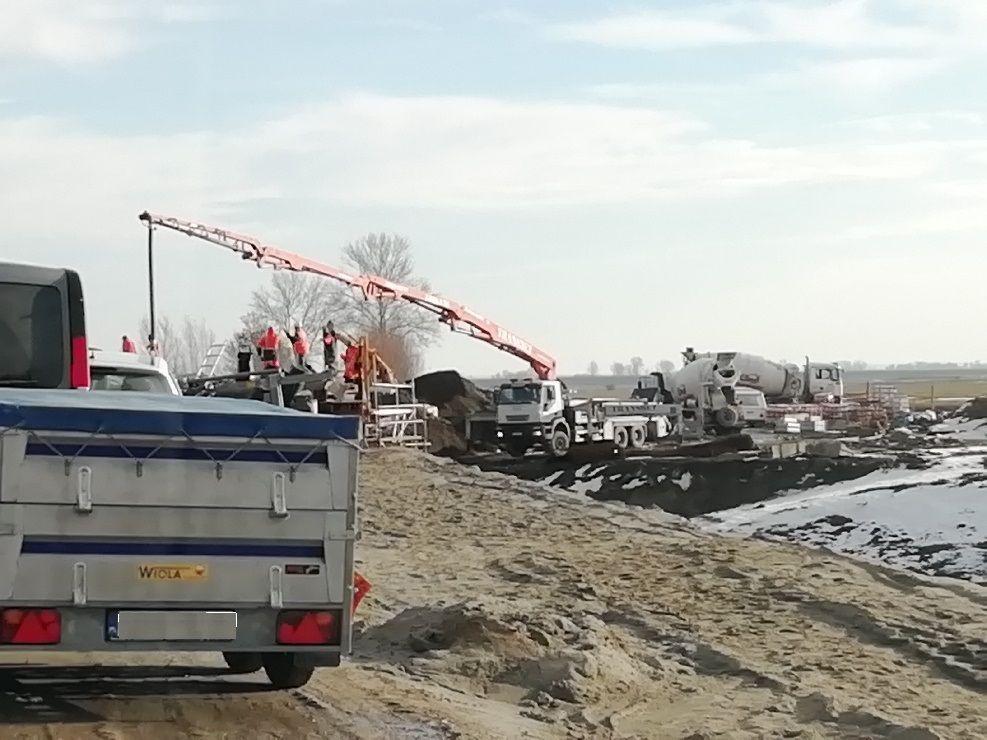 Koniec budowy mostu na Wiszni