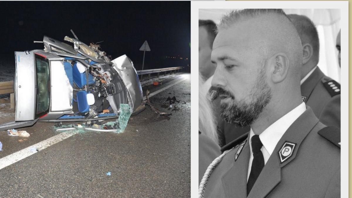 Tragiczny wypadek. Nie żyje 37-letni policjant [ZDJĘCIA]