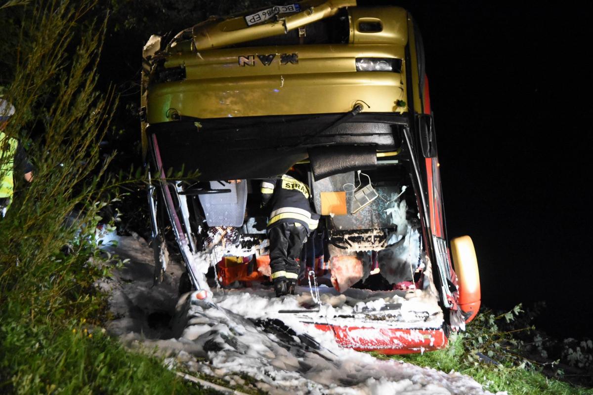 Wypadek autokaru w Leszczawie. Są nowe dowody [ZDJĘCIA]