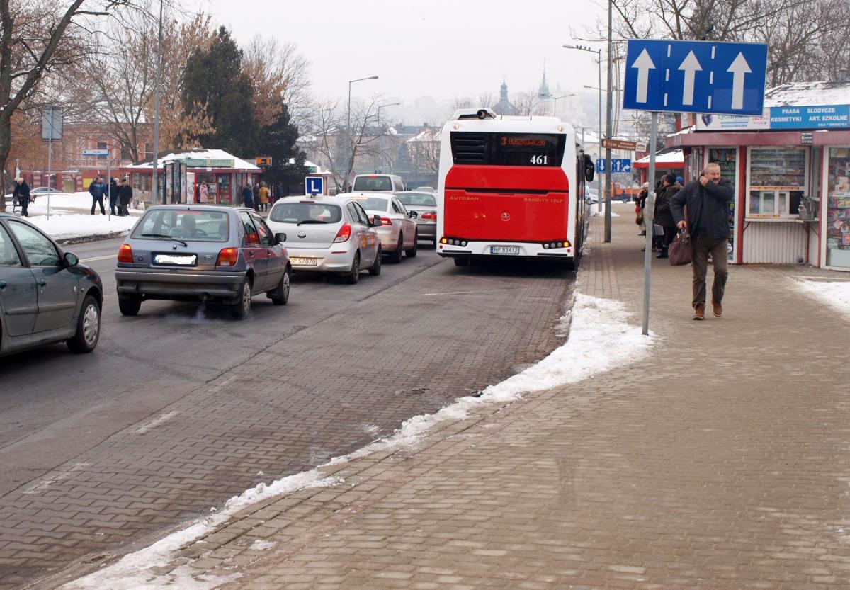Na Jagiellońskiej nie ma buspasa