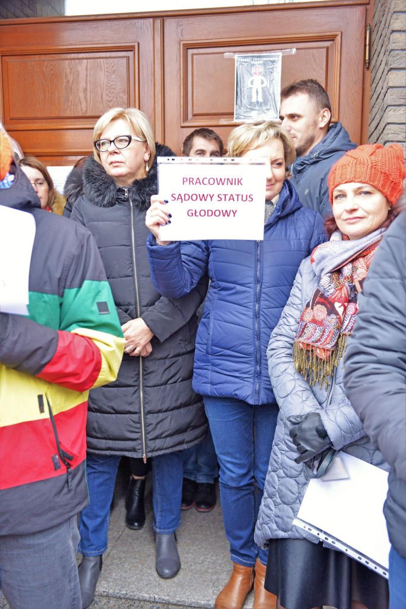 Pracownik sądowy, status głodowy