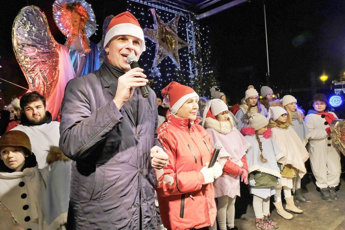 Człap, człap. Mikołaj na przemyskim Rynku