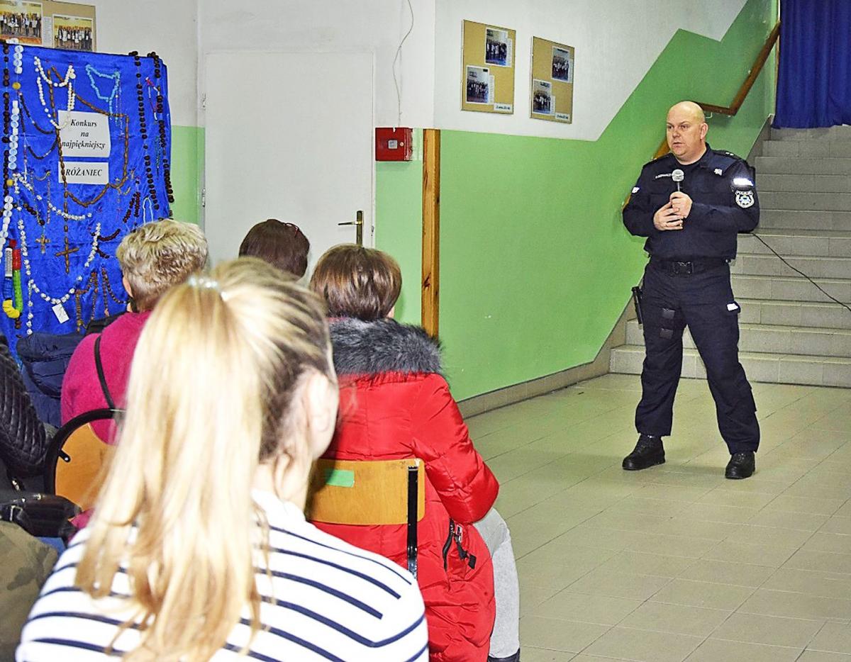 Policjanci na wywiadówkach