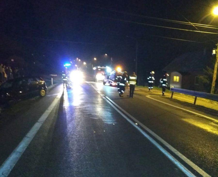 Zderzenie trzech samochodów. Trzy osoby ranne, sprawca pijany