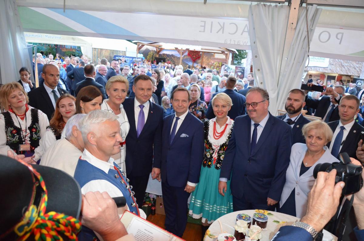 Gmina Przemyśl na dożynkach prezydenckich