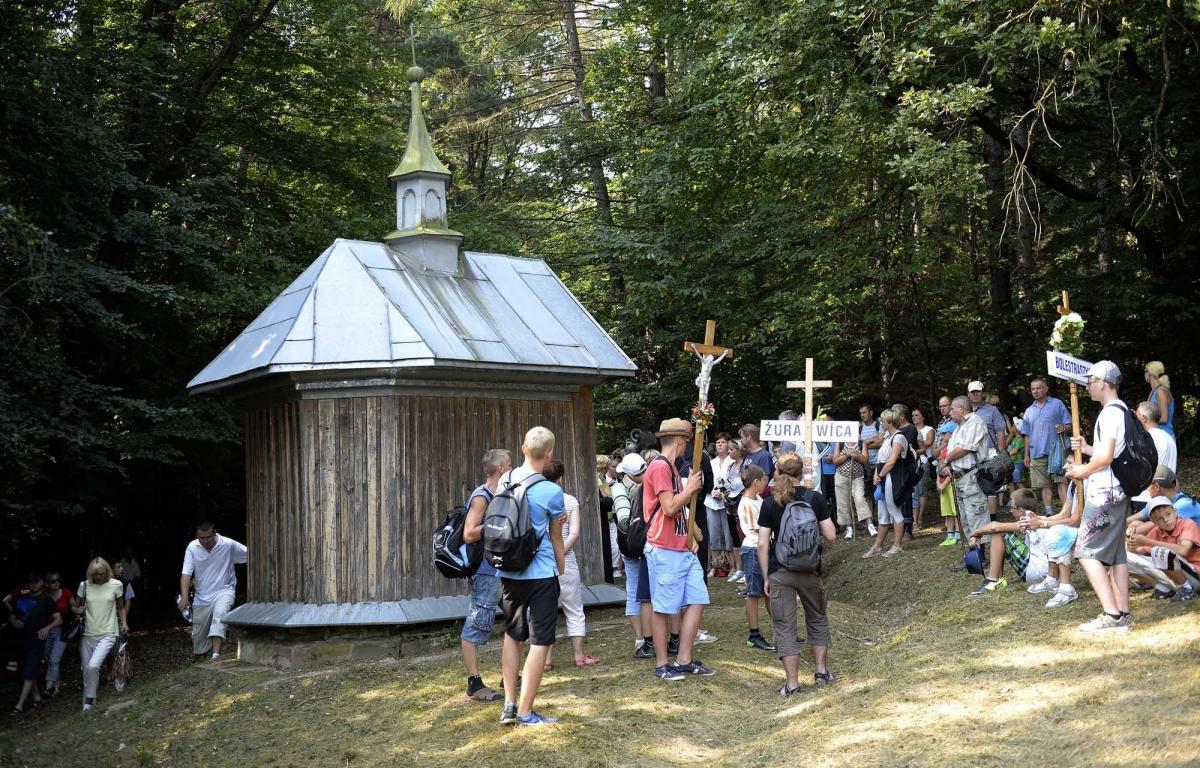 Odnowili kapliczkę przy granicy z Ukrainą