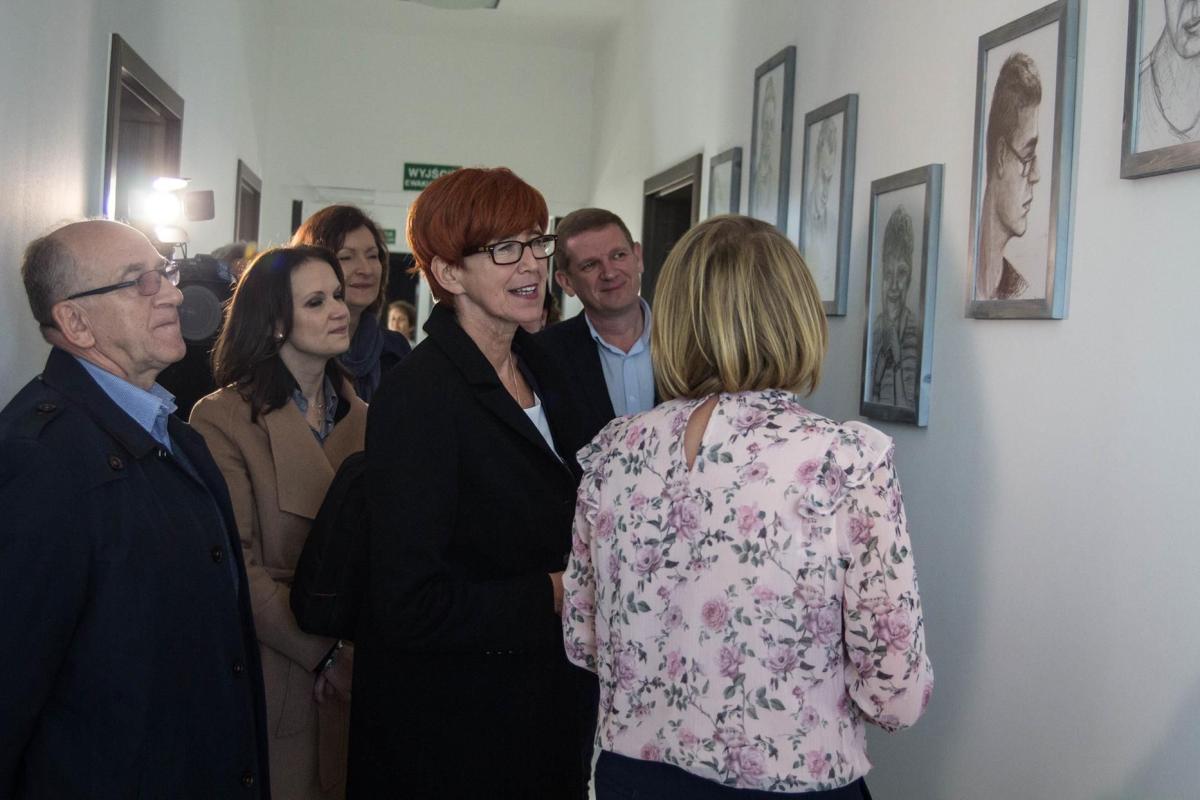 Minister Rafalska pod wrażeniem ośrodka PSONI
