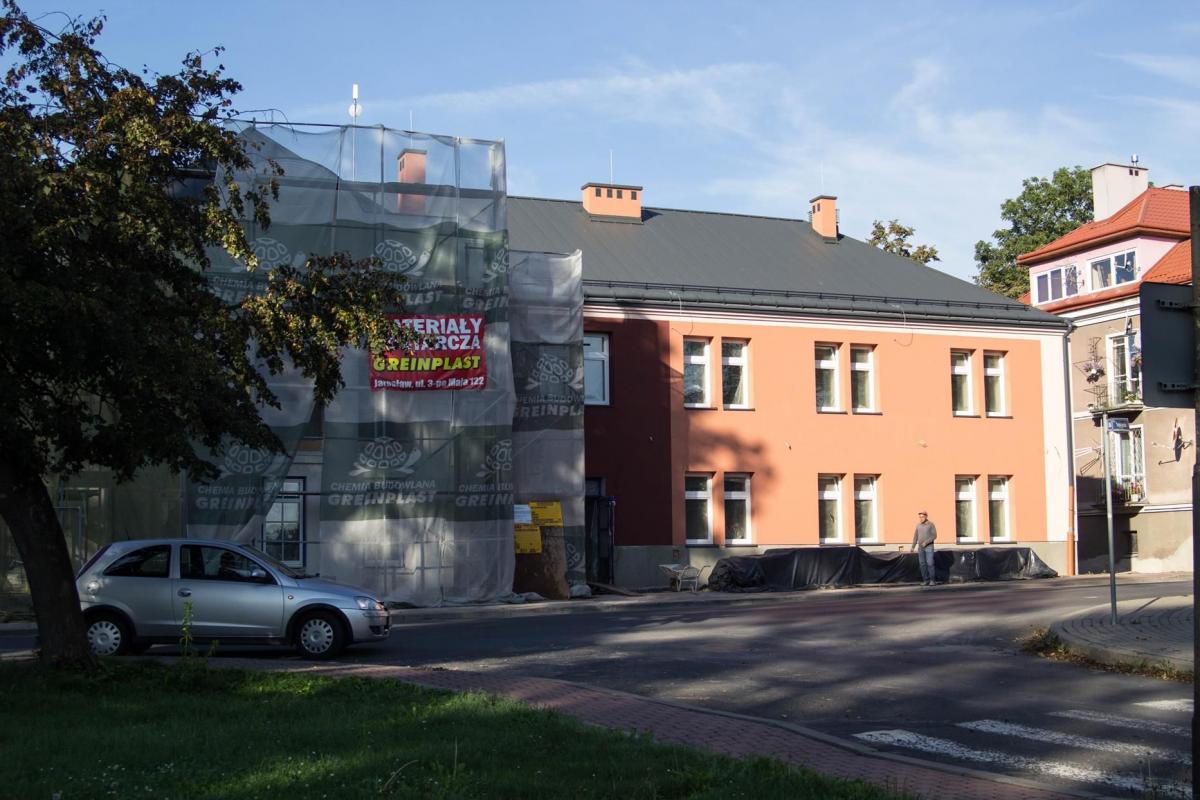 Budynek Sokoła. Z zewnątrz piękny, w środku dramat