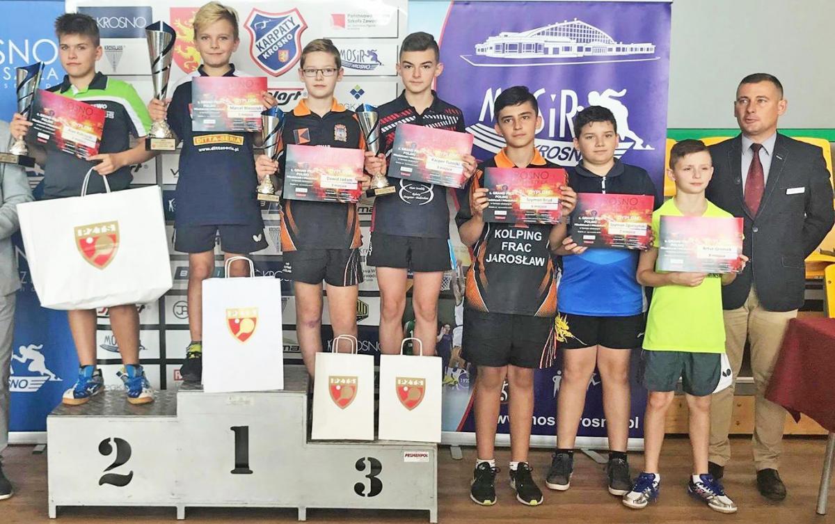 Dawid Jadam na podium w Grand Prix Polski