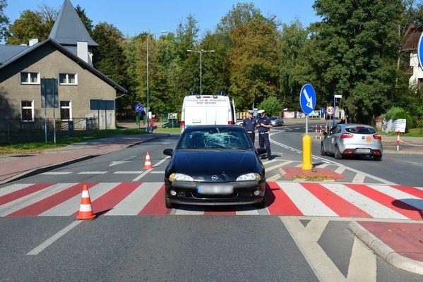 Potrącenie pieszego