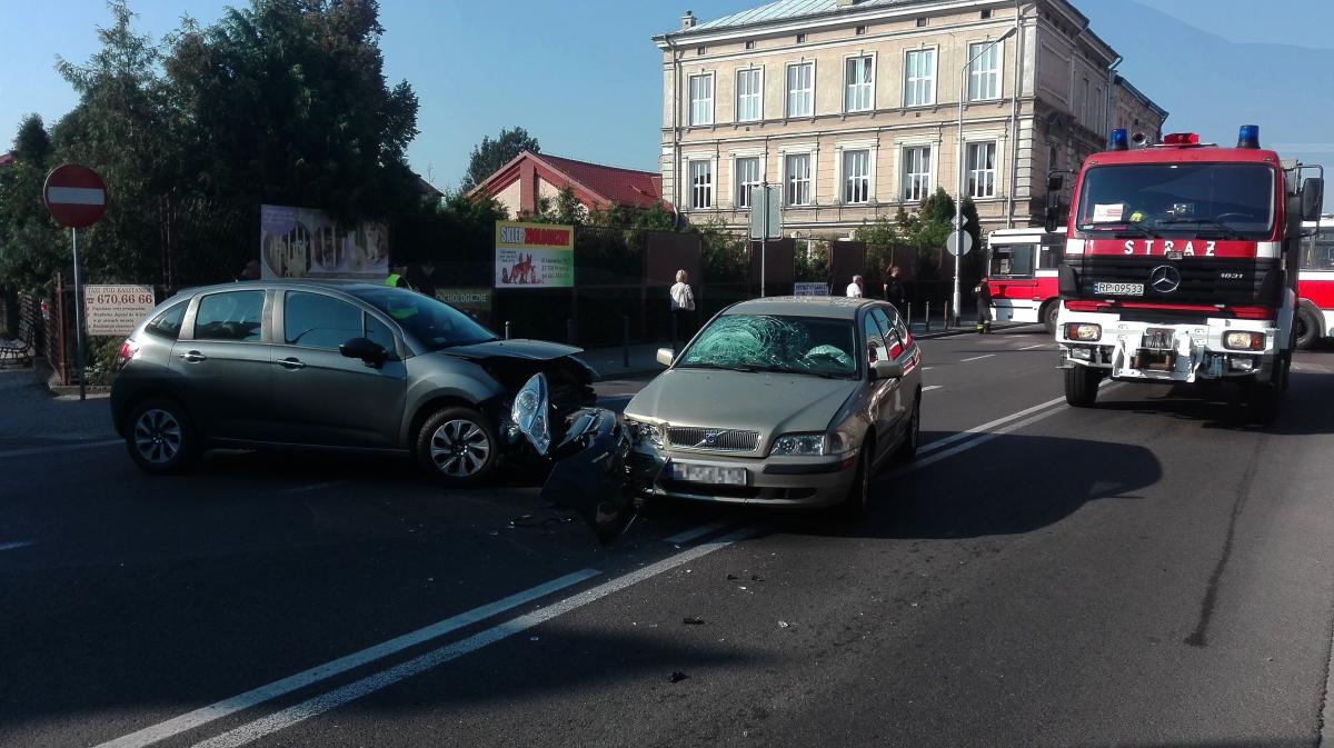 Kolizja na ul. Grunwaldzkiej