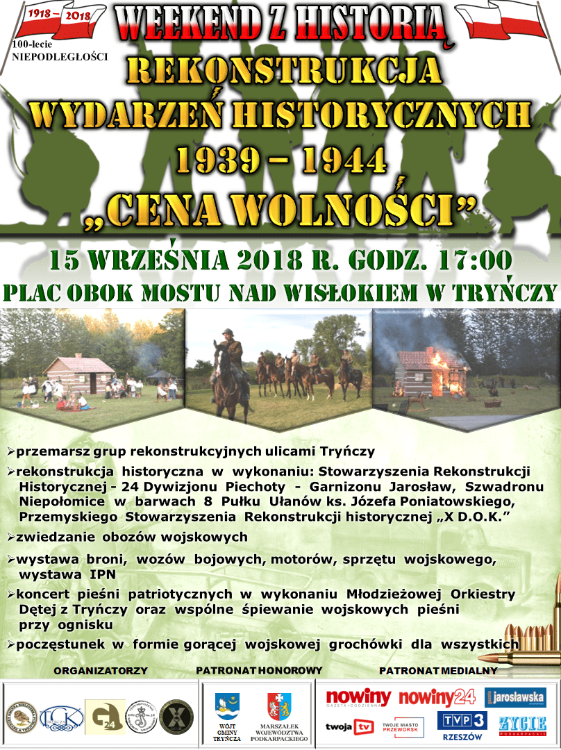 Rekonstrukcja „Cena Wolności” w Tryńczy