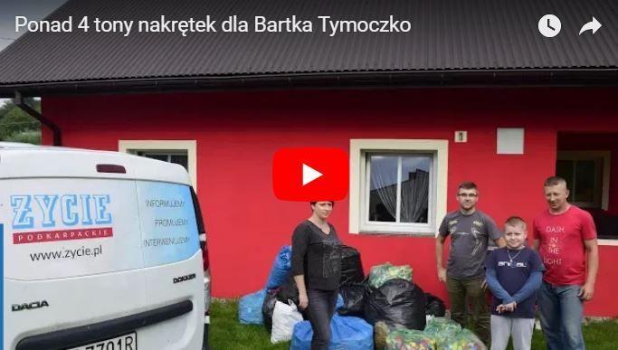 Ponad 4 tony nakrętek dla Bartka [WIDEO]