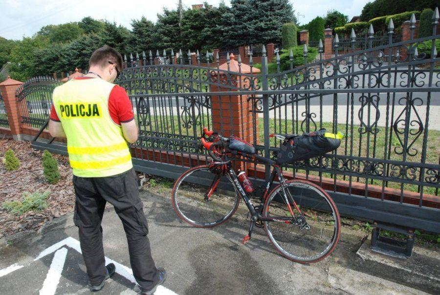 Rowerowy karambol w Roźwienicy