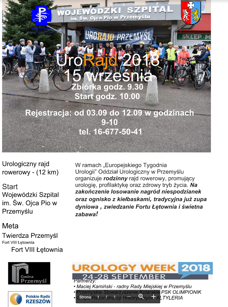 Urorajd na start! Zapisz się na rajd rowerowy