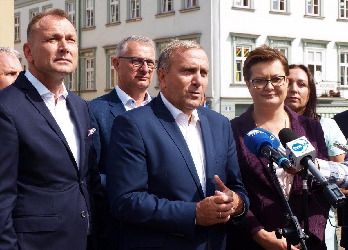 Błachowicz kandydatem KO na prezydenta. Schetyna i Lubnauer w Przemyślu [ZDJĘCIA]