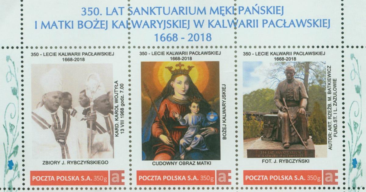 Sanktuarium kalwaryjskie na znaczkach