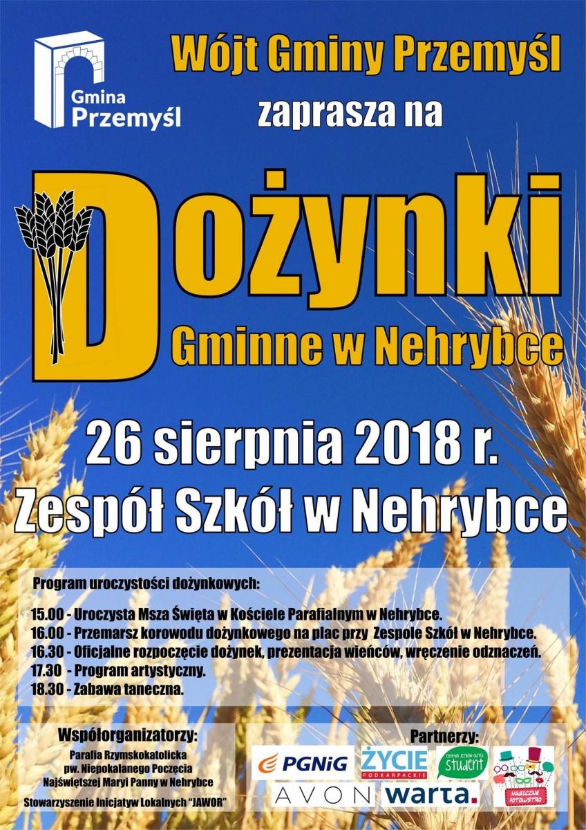 W Nehrybce podziękują za plony. Dożynki Gminne