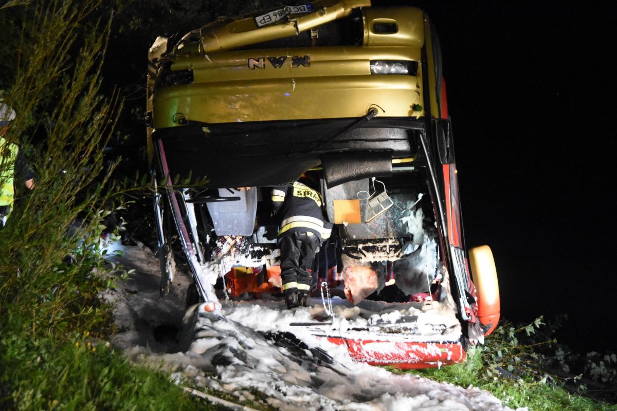 Wypadek autokaru. Nowe fakty i zdjęcia
