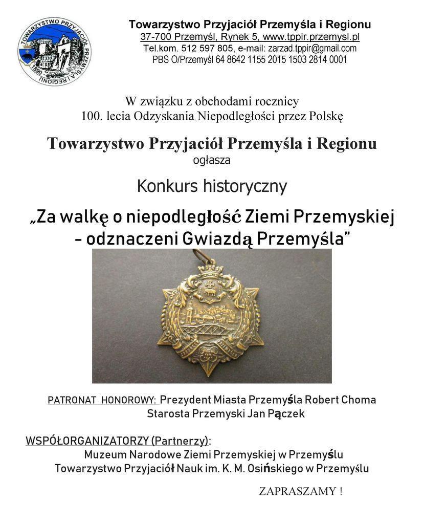 Otwarcie wystawy plenerowej – odznaczeni Gwiazdą Przemyśla