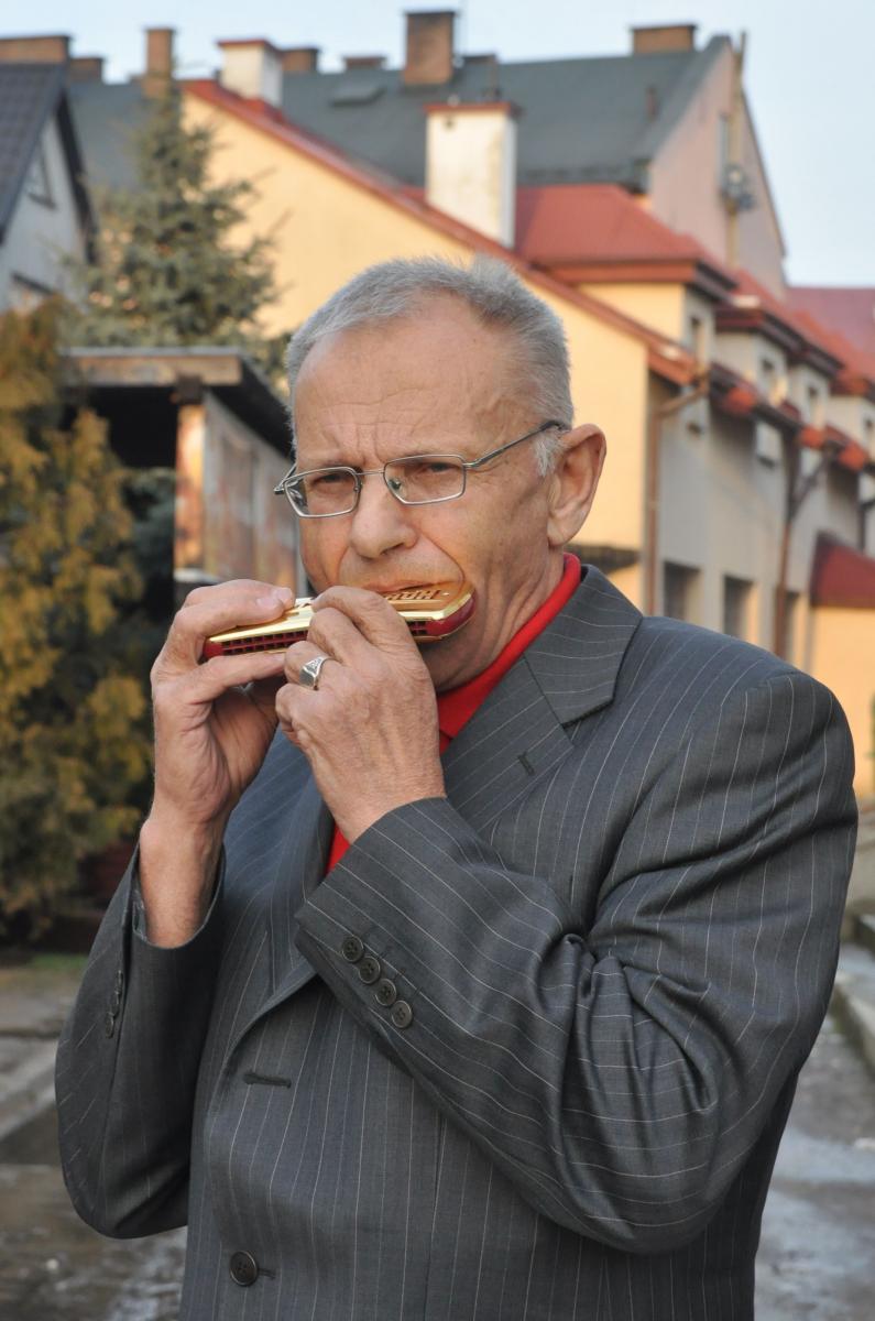 Sołtys z harmonijką na co dzień