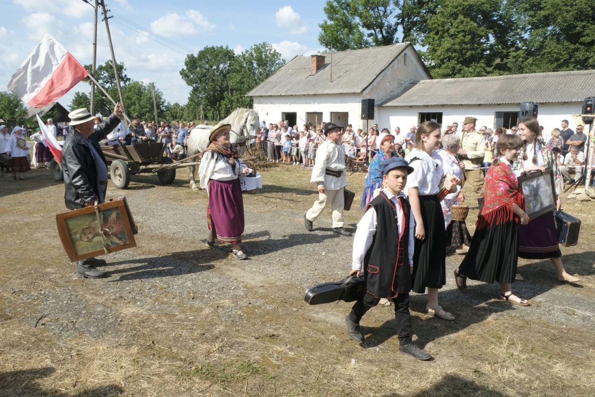 Ludzie szli i płakali... Rekonstrukcję wydarzeń sprzed 70 lat w Medyce [ZDJĘCIA]