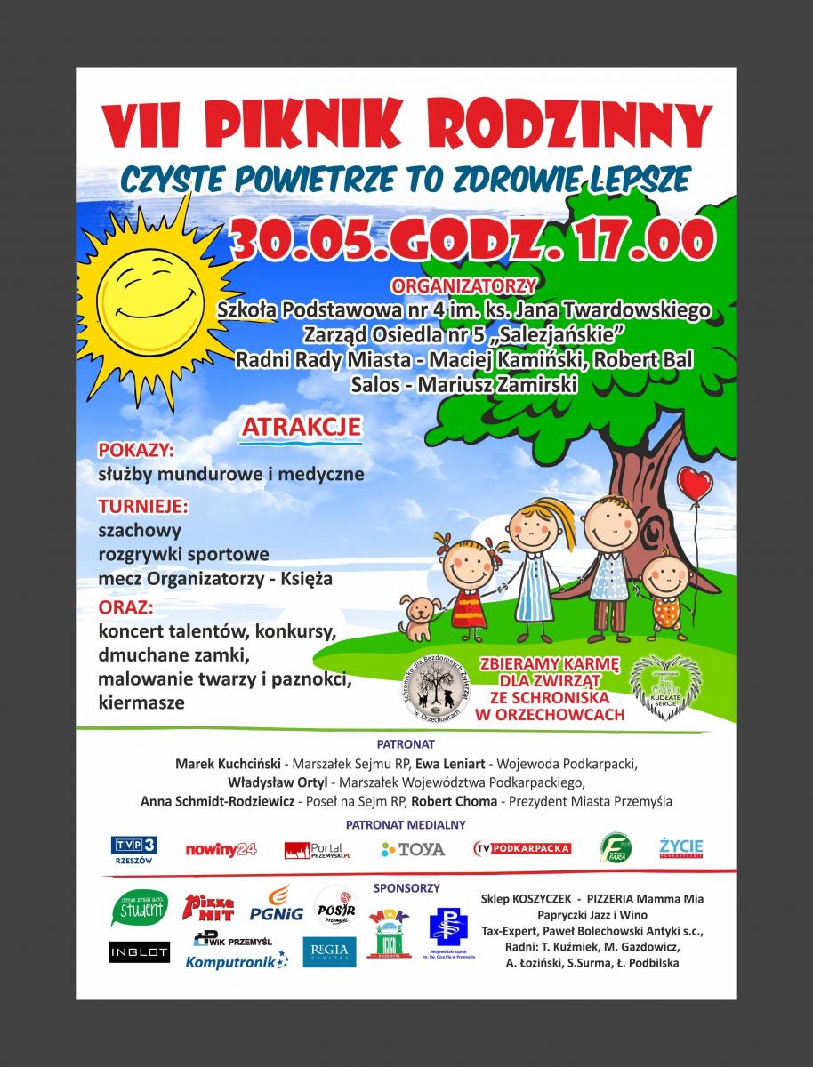 Rodzinny piknik przy SP 4 w Przemyślu