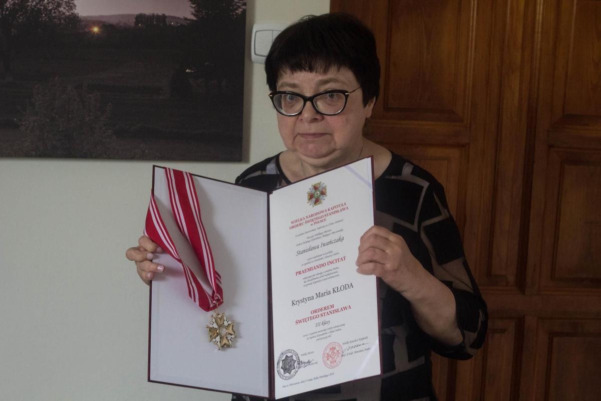 Jarosławianka z Orderem Świętego Stanisława