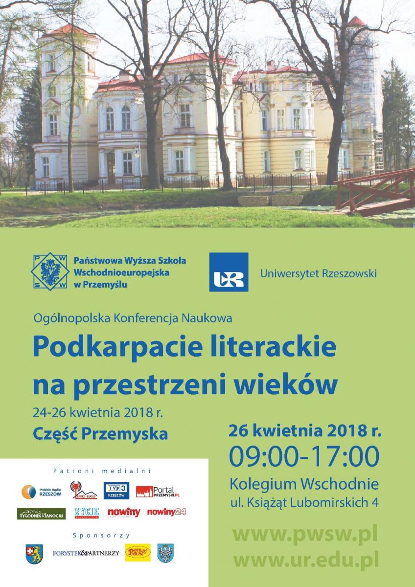 Podkarpacie literackie na przestrzeni wieków