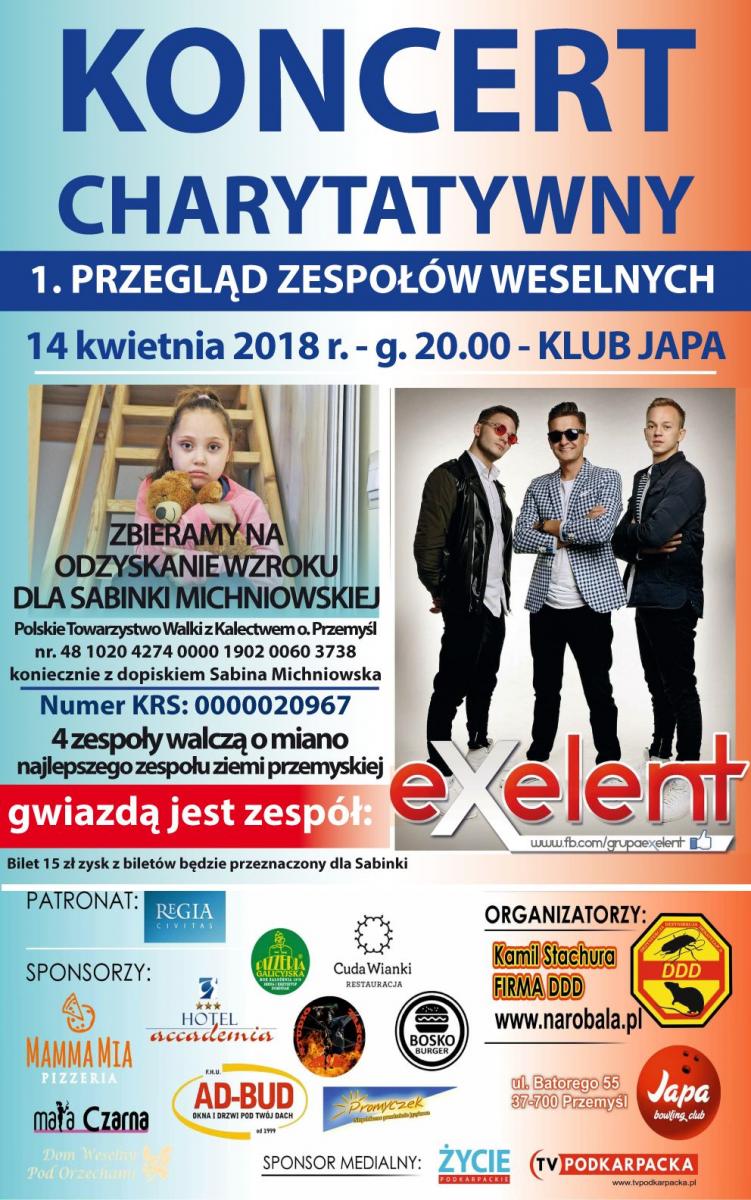Przegląd Zespołów Weselnych i Excelent. W sobotę zagrają dla Sabinki