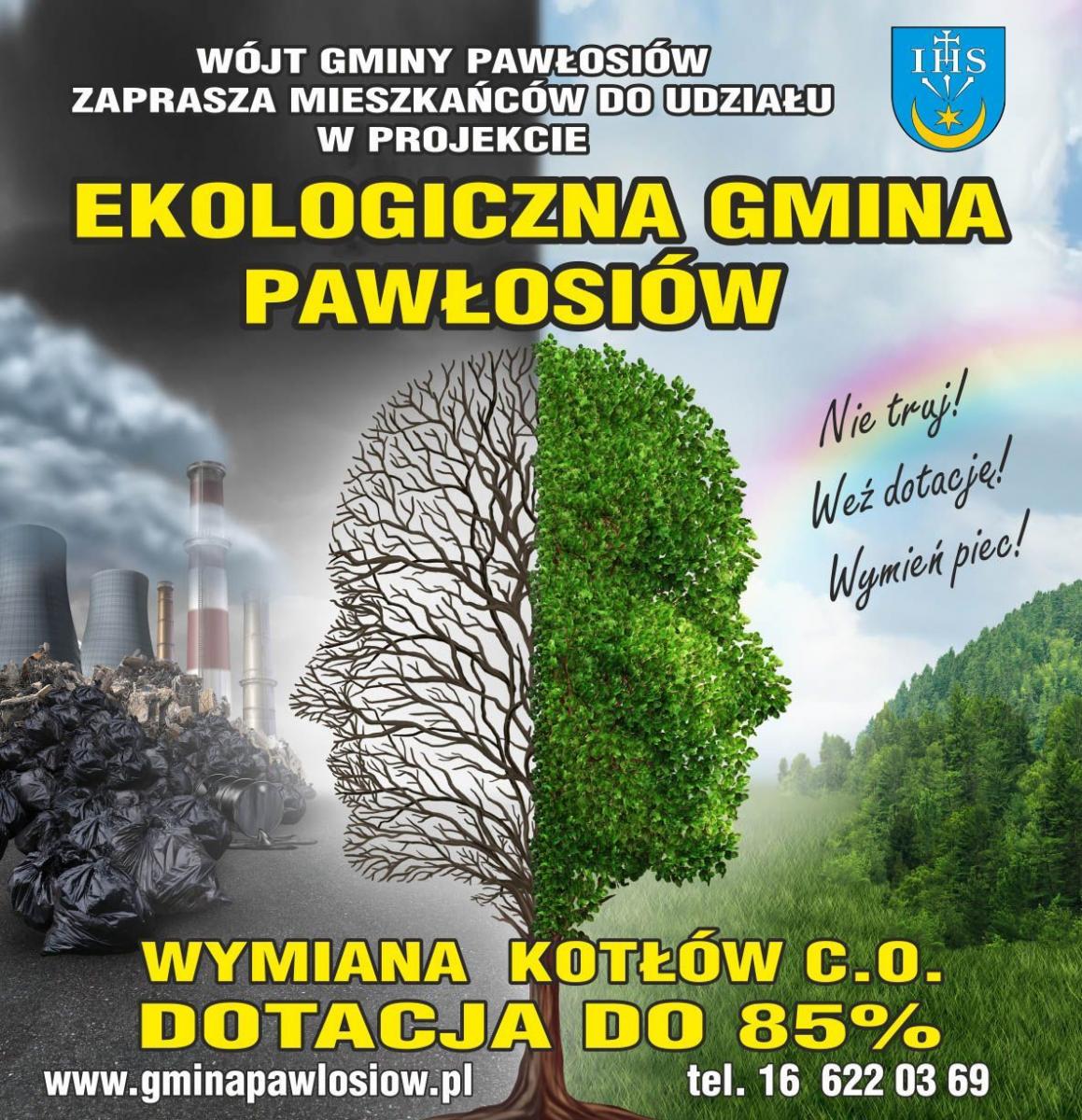 Weź dotację. Wymień piec! – gmina Pawłosiów zaprasza