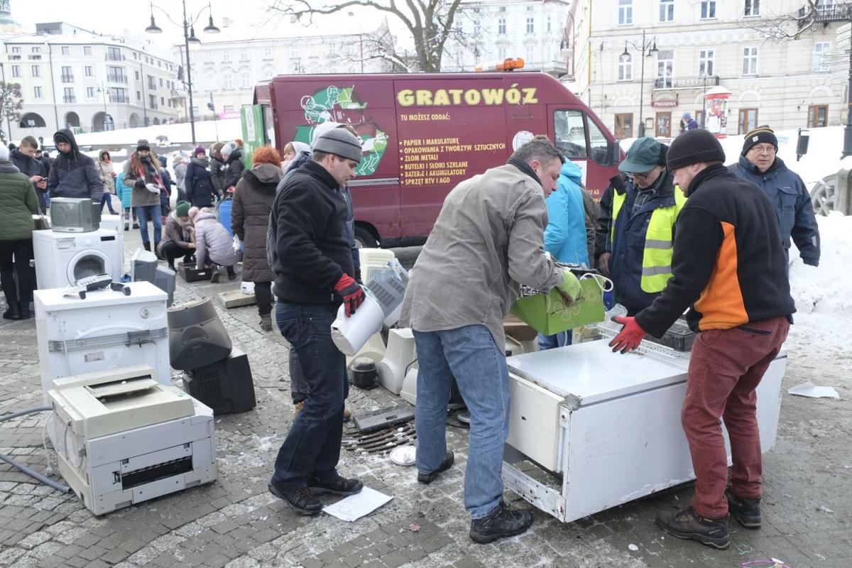 Prawie 25 ton śmieci na przemyskim Rynku