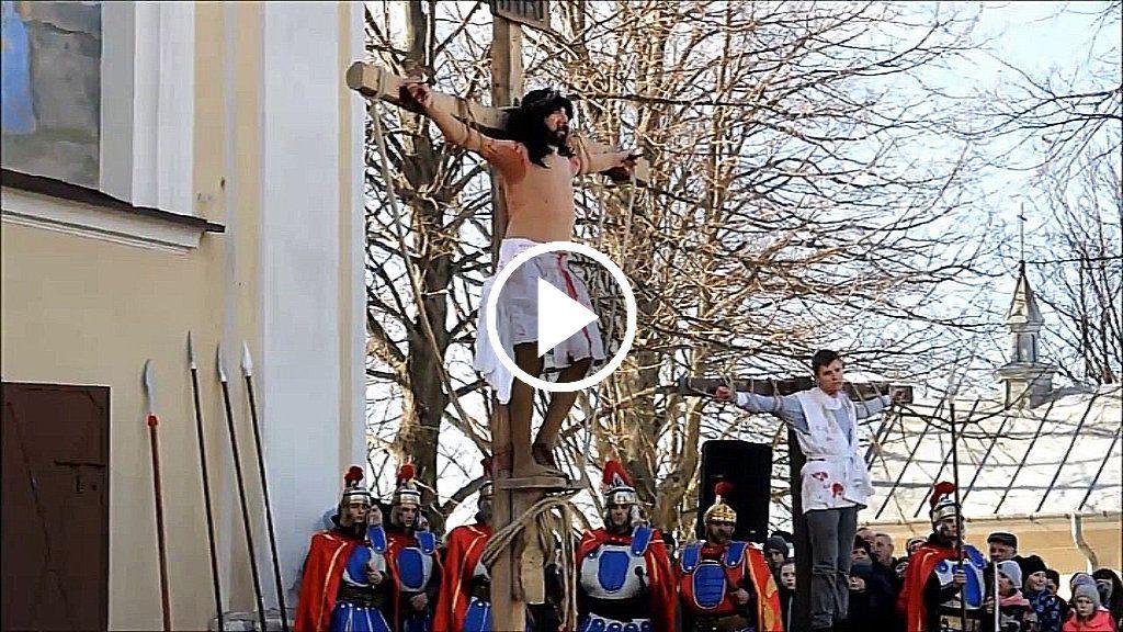 Misterium Męki Pańskiej w Kalwarii Pacławskiej [WIDEO]
