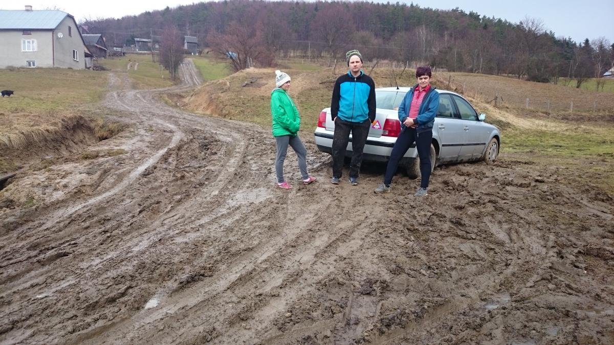 Po tej drodze nie da się jeździć
