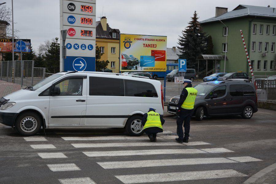Potrącenie pieszej na ul. Lwowskiej w Przemyślu