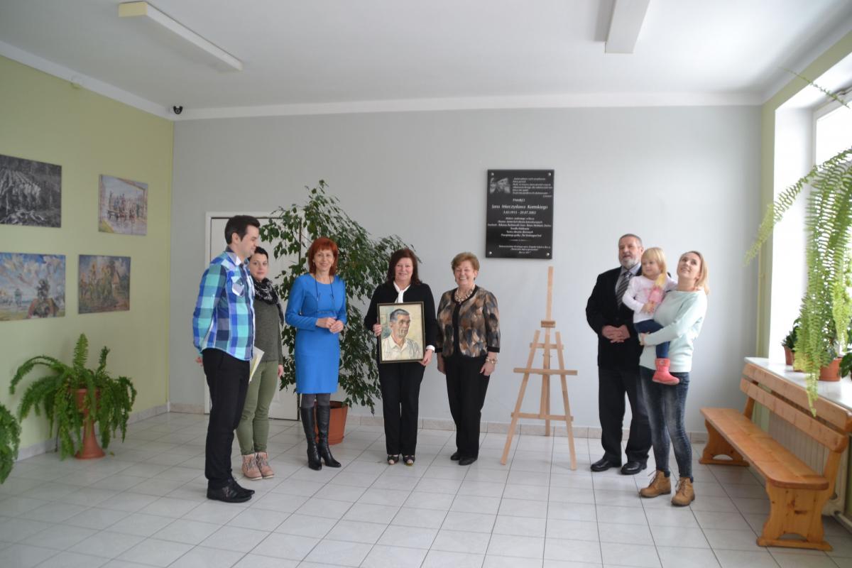 Rodzina Jana Komskiego w szkolnych progach 