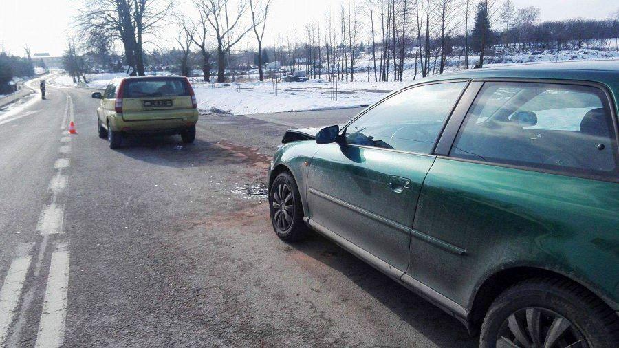 Niebezpieczna kolizja w Kańczudze