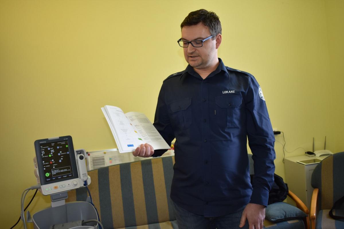 Elektroniczna pielęgniarka diagnozuje w 1,5 minuty. Nowy sprzęt na Monte Cassino