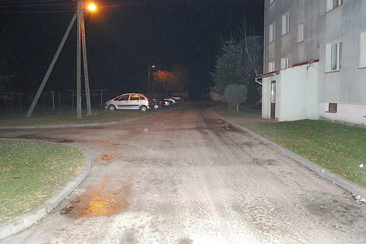 Napadnięty przemyślanin bronił się za pomocą noża