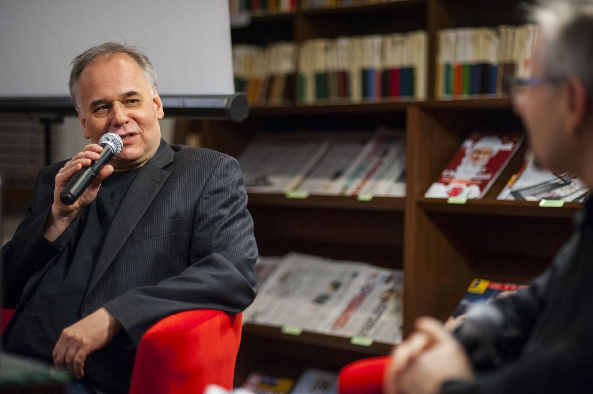 Autor książki o Tomaszu Beksińskim na spotkaniu w Przemyślu