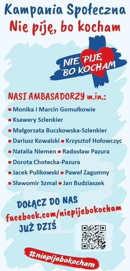 Nie piję, bo kocham. Będą promować abstynencję
