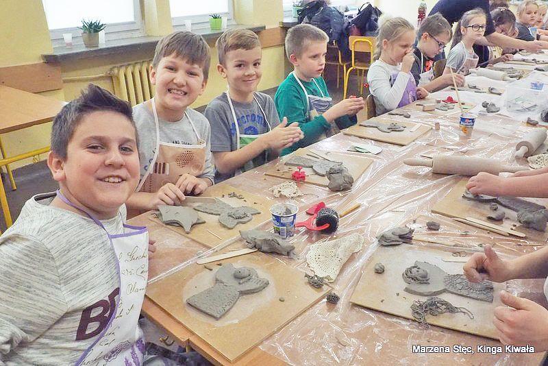 Ceramiczne aniołki na szczęście