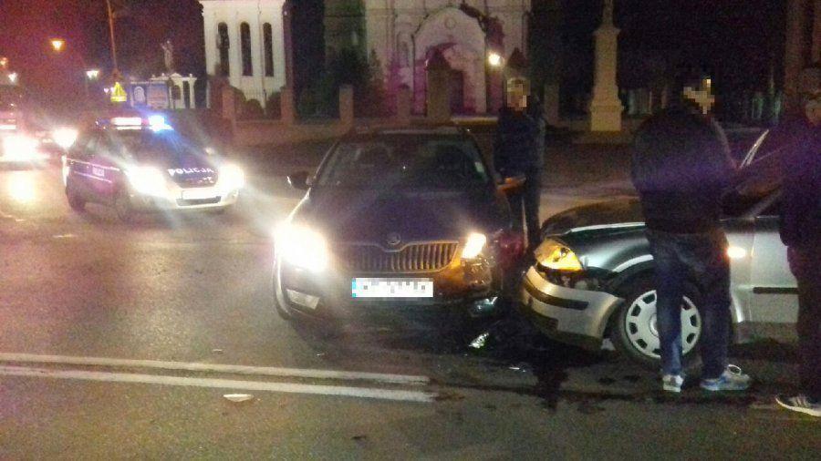 Nie ustąpił pierwszeństwa i doszło do zderzenia
